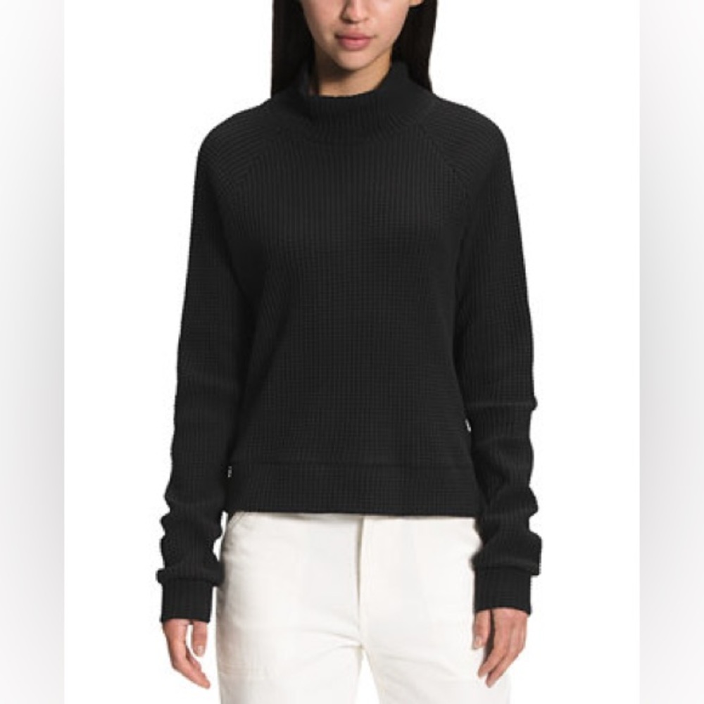 Women’s North Face Black Mock Neck Chabot Top